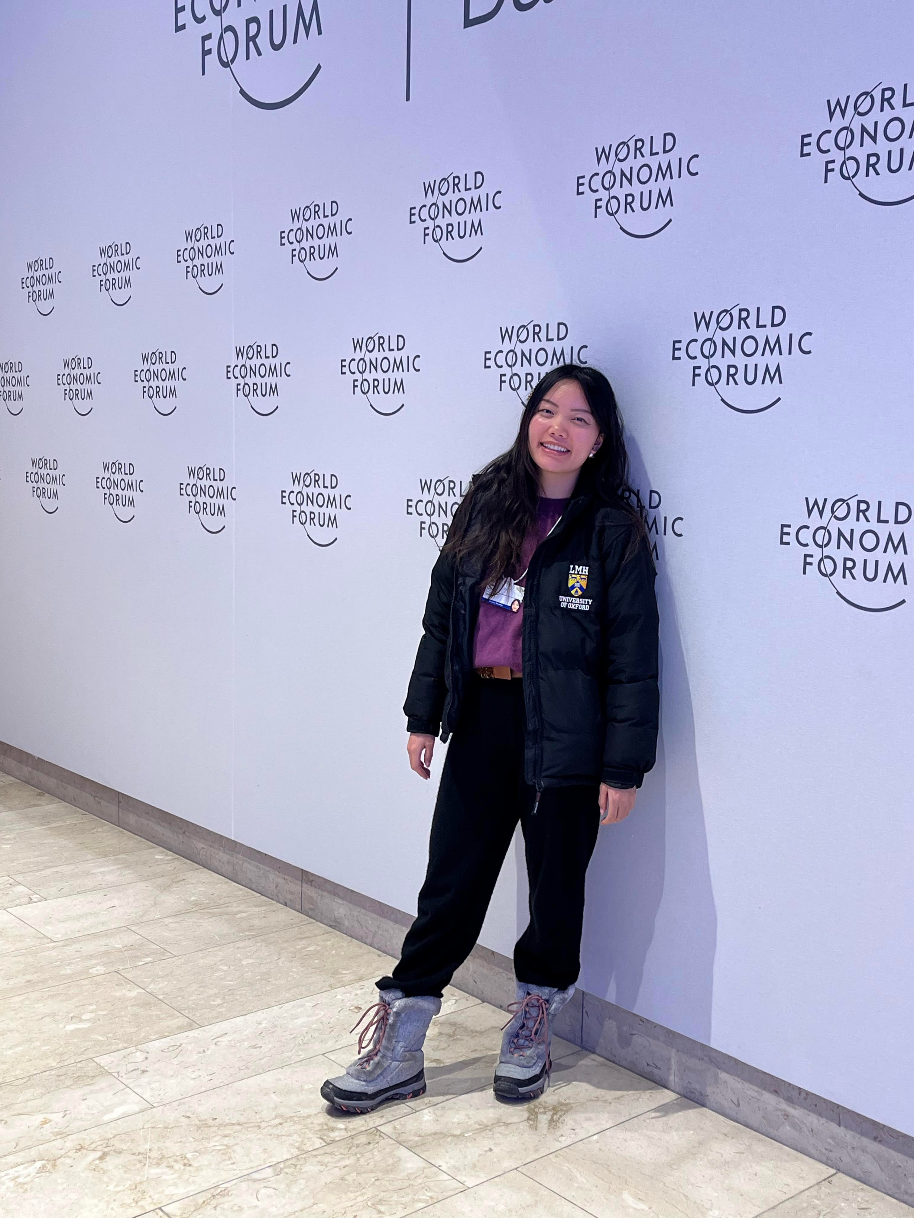 Speaking at the World Economic Forum